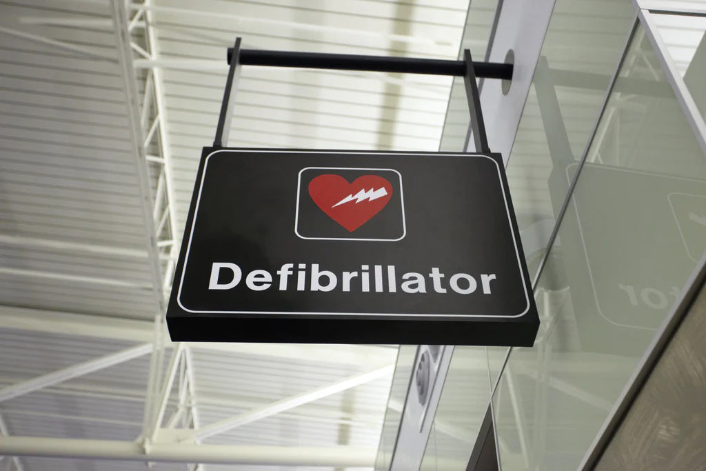 Defibrillator signage 