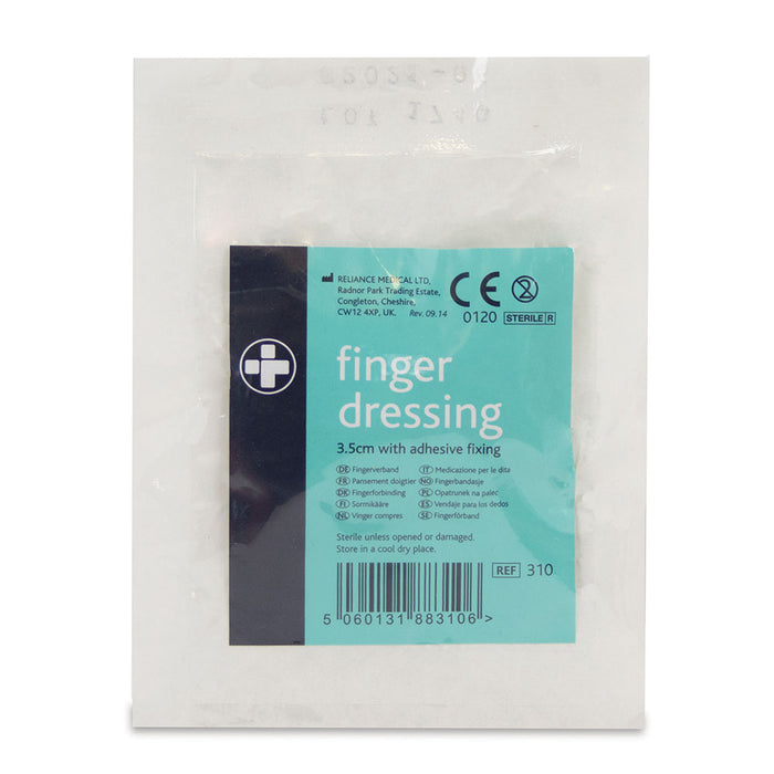 Dressing – Finger dressing with bandage