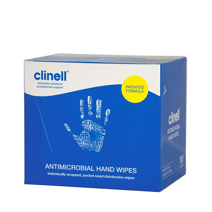 Clinell Antibacterial hand wipes