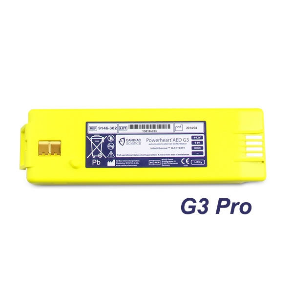 Cardiac Science Powerheart AED G3 Pro IntelliSense Non-Rechargeable Lithium Battery