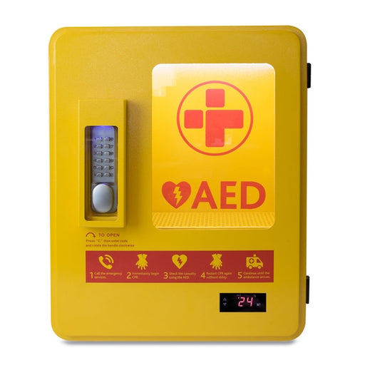 AED Outdoor Cabinet Front