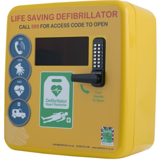 4000 Polycarbonate Defibrillator Cabinet With Keypad Lock, Heater And LED Light