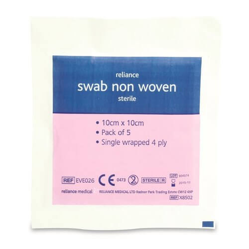 Swab – non woven (10cm x 10cm)