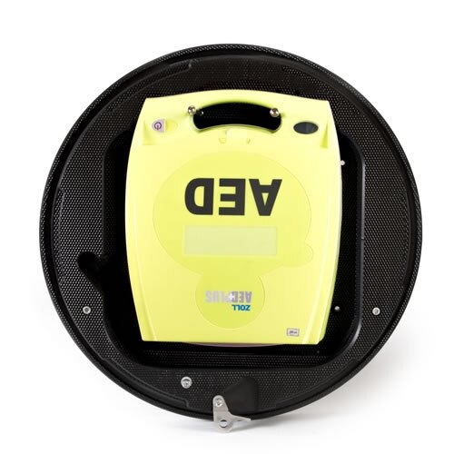 Rotaid Solid Plus Heat Defibrillator Cabinet with LEDs